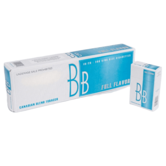 BB Full Flavour Cigarettes are celebrated for their robust taste and satisfying smoking experience. Each cigarette features a carefully crafted blend of premium tobaccos, delivering a full-bodied flavor with just the right amount of boldness and depth to please even the most experienced smoker.